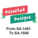 Assorted Designs From SA-1451 To SA-1500