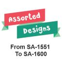 Assorted Designs From SA-1551 - SA-1600