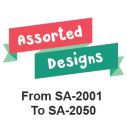 Assorted Designs From SA-2001 To SA-2050