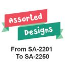 Assorted Designs From SA-2201 To SA-2250