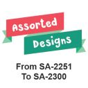 Assorted Designs From SA-2251 To SA-2300