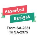 Assorted Designs From SA-2351 - SA-2375