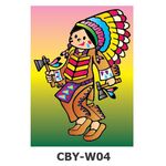 Sand Art *Theme Park* - COWBOY - Red Indian Chief