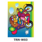 Sand Art *Theme Park* - TRANSPORT - Mr Lion Rides a Motorbike