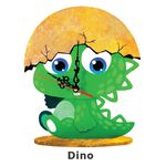 Animal Clock Stand - Dino