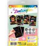 Tangle Scratch Art - Jungle Animal Kit