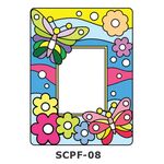Suncatcher Photo Frame Kit - Butterfly and Flowers