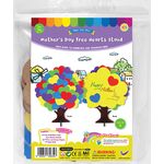 Mother's Day Tree Hearts Stand Pack of 5