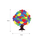 Mother's Day Tree Hearts Stand Pack of 5