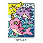 Suncatcher Board Painting Kit - Narwhal