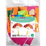 Felt Chinese New Year Fan Pack of 5 - Mandarin Orange - Packaging Front