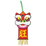 Felt Chinese New Year Wall Deco - Lion Dance