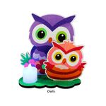 3D Candlelight Sand Art - Owl