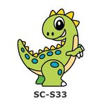 Suncatcher Small Keychain - Dinosaur