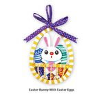 Paint With Love - 3D Easter Day Hanging Deco - Easter Bunny With Easter Eggs