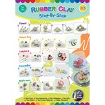 Rubber Clay - Pastel Colours With Black and White - Step By Step