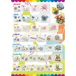 Rubber Clay - Pastel Colours With Black and White - Step By Step