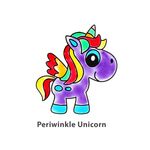 Suncatcher Window Deco Kit - Majestic Unicorn - Periwinkle Unicorn