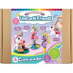 Unicorn Friends Clay Kraft Box Kit - 4-in-1