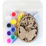 Wooden Easter Egg Hanger Deco Kit - Packaging Back