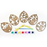 Wooden Easter Egg Hanger Deco Kit - Contents