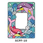 Suncatcher Photo Frame - Swimming Dolphins