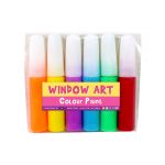 Window Art Colour Pen - 6 x 5.5ml