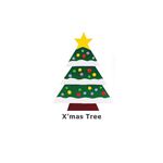 Christmas Magnet Pack of 5 - Christmas Tree