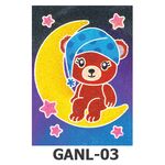 Glow-in-the-Dark Sand Art Kit - Animal Series - Bear Moon