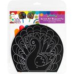 Scratch Art Deepavali Peacock Fan Kit - Pack of 5Scratch Art Deepavali Peacock Fan Kit - Pack of 5