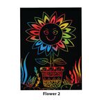 Scratch Art Flower - 4 Unique Flowers