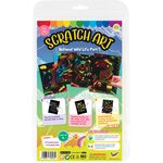 Scratch Art National Wild Life Part 1 - Hornbill, Malayan Tiger, Proboscis Monkey, Tapir