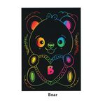 Scratch Art Wild Animals Kit Part 1 - Bear
