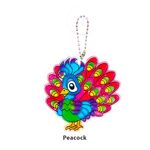 Suncatcher Board Deco Painting Suction - Peacock