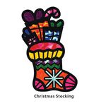 Suncatcher Christmas Day Paper Kit - Part 1 - Christmas Stocking