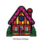 Suncatcher Christmas Day Paper Kit - Part 1 - Christmas Cottage