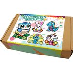 LED Cutie Felt Table Lamp Box Kit - Owl / Rabbit / Dinosaur / Peacock / Unicorn