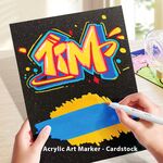 Acrylic Art Marker - Cardstock Painting
