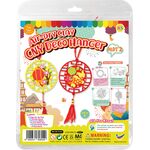 Air-Dry Clay Chinese New Year Deco Hanger Kit Part 2 - Lantern Peach Blossom and Koi Fish