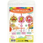 Felt Chinese New Year Hanging Deco Kit - God of Wealth / Spring Mandarin Orange / Fortune Cat