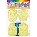 Foil Art 4-in-1 Cupcake Board Kit - Kitten / Unicorn / Strawberry / Bear - Packaging Back