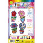 Foil Art 4-in-1 Flower Board Kit - Rose, Daisy, Heart, Sunflower