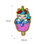 Foil Art 4-in-1 Unicorn Board Kit - Happy, Stars, Cupcake, Popsicle - Size