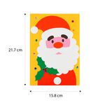 Santa Claus Christmas Paper Deco Stand - Size