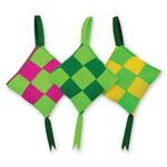 Felt Ketupat Plushie Kit - Pack of 5 - Make Your Own Ketupat Plushie!
