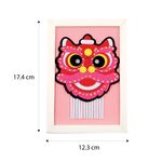 Felt Lunar New Year Lion Dance Decorative Art Stand -Size