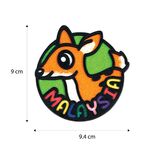 Sand Art 3D Malaysia Team Magnet - Pack of 2 - Size