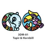 Sand Art 3D Malaysia Team Magnet - Pack of 2 - 3DM-01