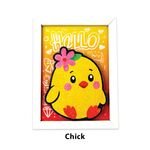 Sand Art Deco Frame Kit - Chick