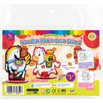 Wooden Horse Deco Stand - Pack of 5 - Choose From 2 Lucky Horses Design!